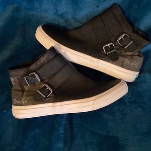 Blowfish high top camo/black sneakers